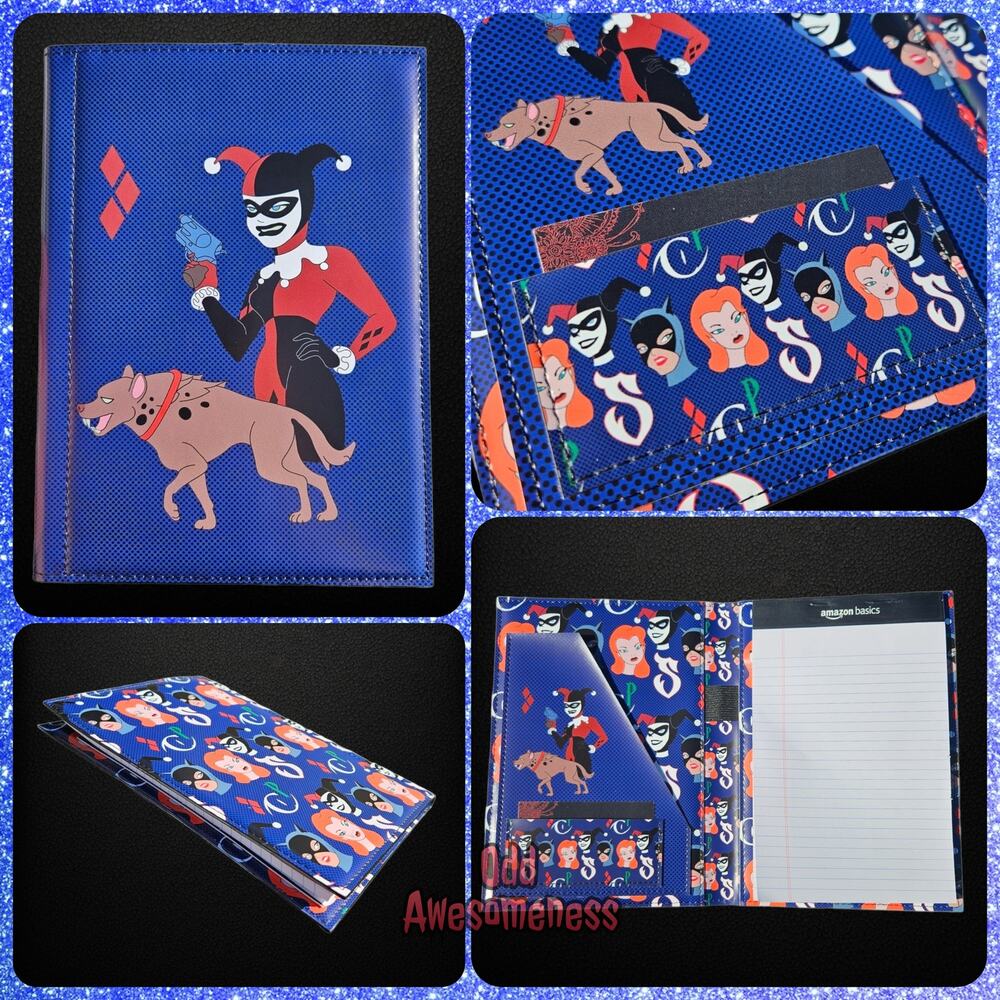 Notepad Notebook Cover Jr. Legal 5" x 8" Journal Sketchbook Vinyl Cartoon Comic